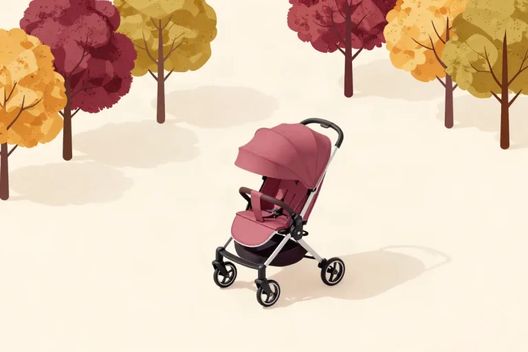Hero illustration for the article “How to Choose a Stroller: A Practical Guide for Modern Parents”