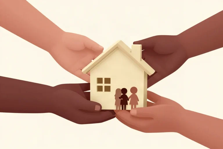 Hero illustration for the article “Support for Women in Difficult Situations: New Initiatives for Families in 2026”