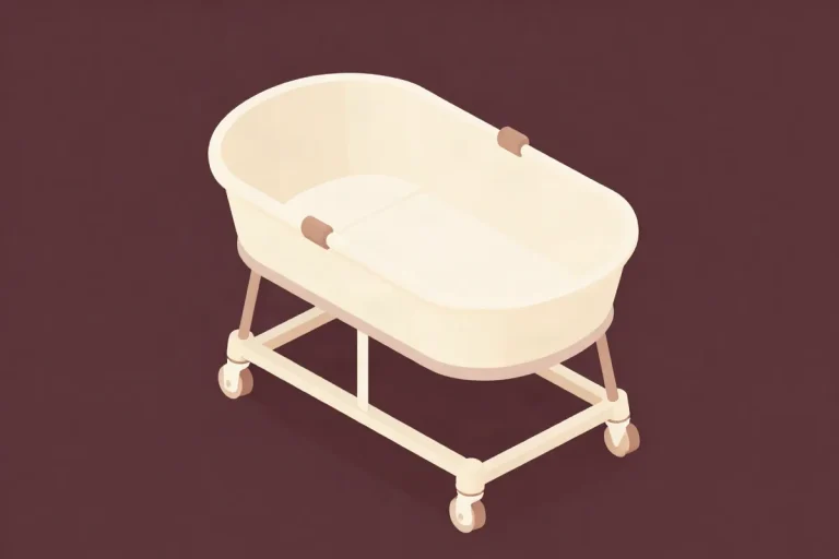 Hero illustration for the article “How to Choose a Safe Crib for Your Newborn: What to Consider”