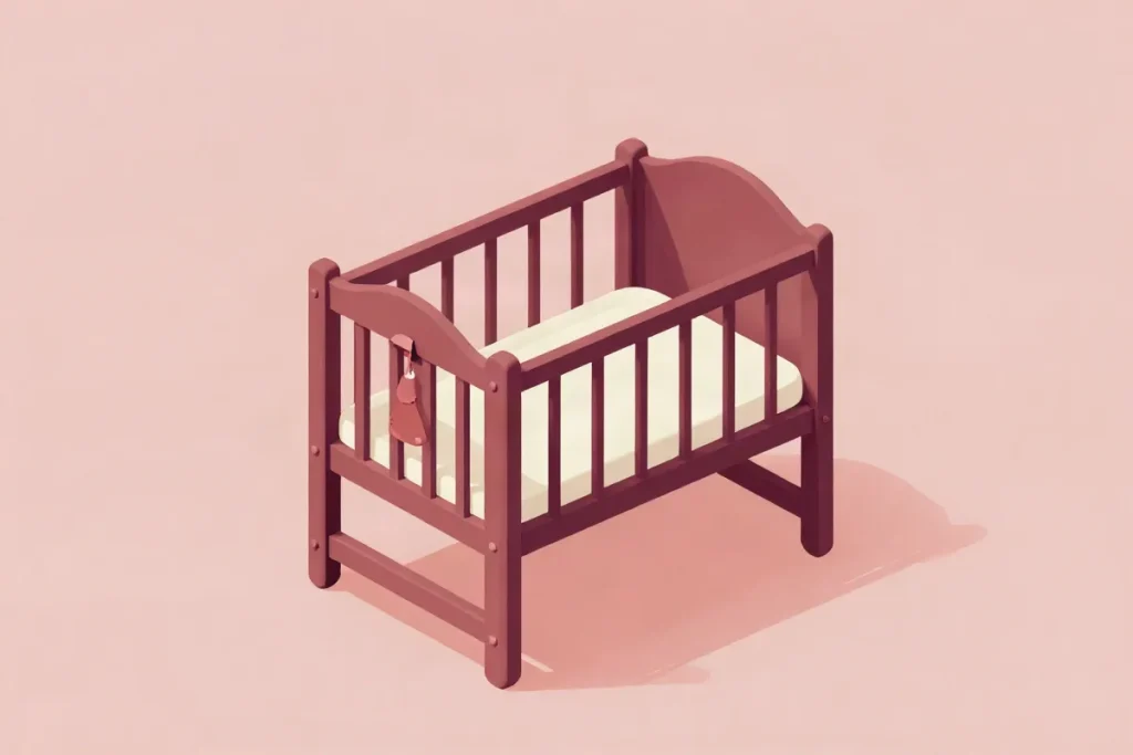 Illustration for the article “How to Organize Newborn Sleep for Family Peace”
