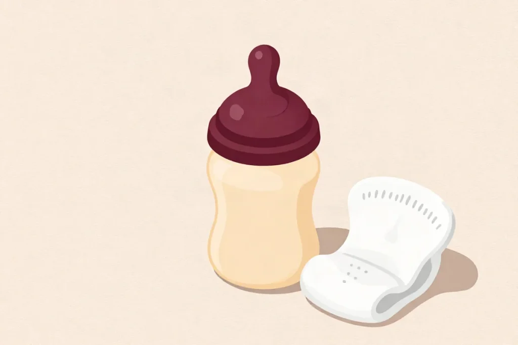 Illustration for the article “Common Myths About Breastfeeding and Newborn Care”