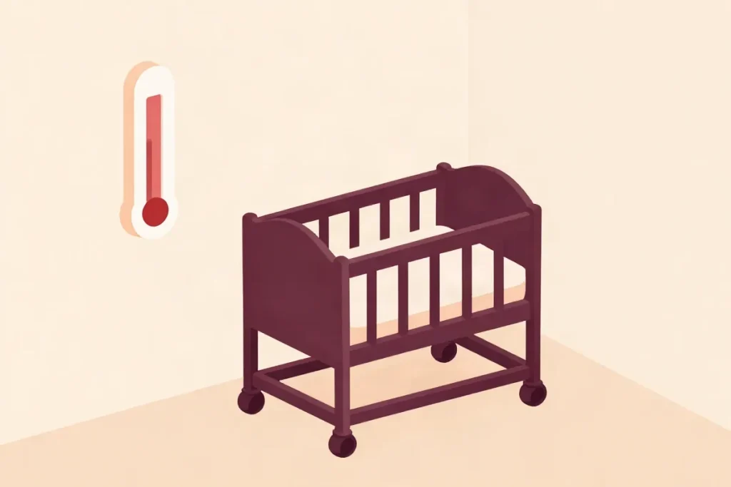 Illustration for the article “Newborn Sleep Patterns and Creating Comfortable Conditions”