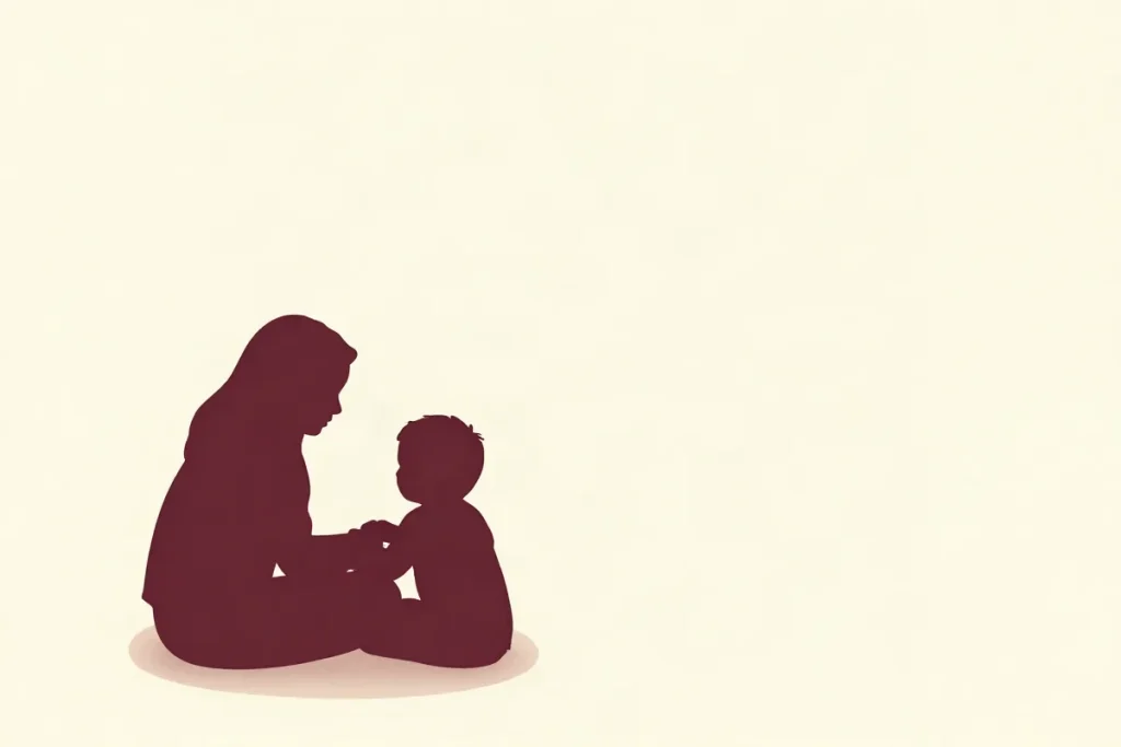 Illustration for the article “Psychological Causes of Newborn Fussiness and How to Support”