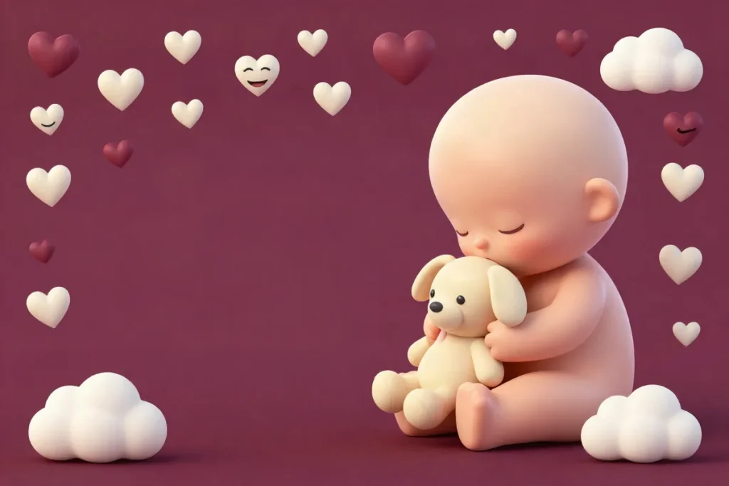 Illustration for the article “Emotional Regulation in Toddlers Aged 2–3: Parental Support”