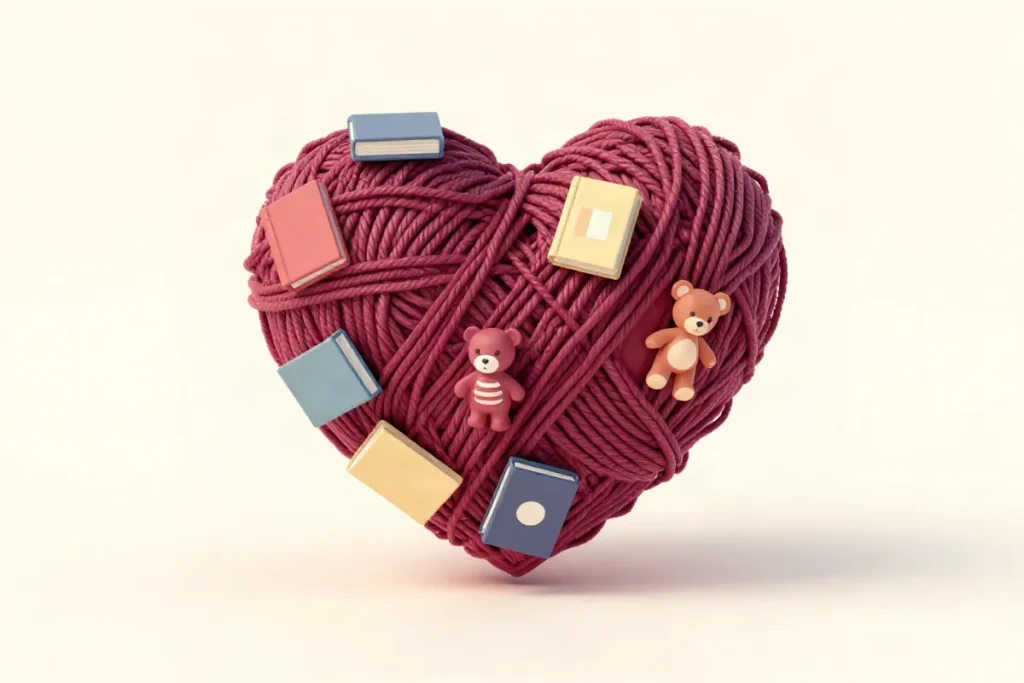 Illustration for the article “Emotions and Behavior in Toddlers: Parental Support in 2026”