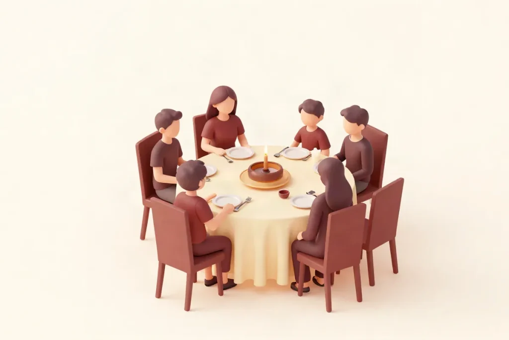 Illustration for the article “Family Traditions: A Pillar of Child Emotional Stability”