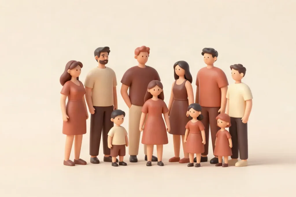 Illustration for the article “Emotional Support for a Child in a Family with Different”