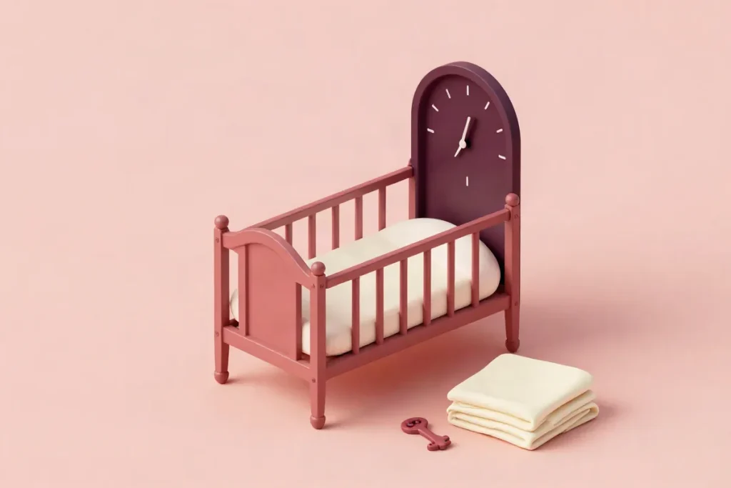 Illustration for the article “When Life with a Baby Gets Easier: Sleep and Crying”
